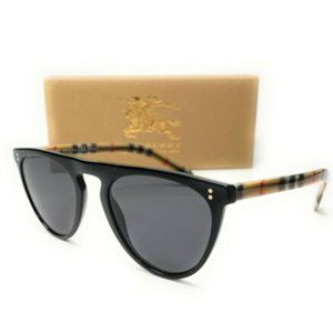 🔥NEW Burberry Men's Black Polarized Sunglasses!